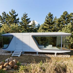 Buy cheap Fiberglass Modular Capsule House Portable With MGO Board Floor from wholesalers