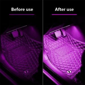 Magic Car Usb Rgbic Led Strip Lights Underfoot Car Voice Control Addressable