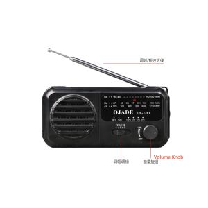 Buy cheap Trips Emergency Solar Hand Crank Radio 6.3cm Camping Built In Speaker 3 Band from wholesalers