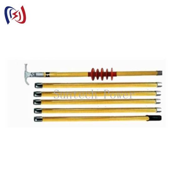 Buy cheap High Voltage Insulated Switch Rod with 10-500kv Rated Voltage 3-8M Total Length and 3-4 Node Number for Safe Electrical Switching from wholesalers