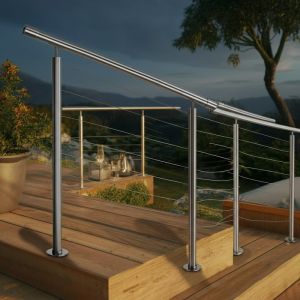 Buy cheap Sleek Adjustable Stainless Steel Handrails for Decks and Patios from wholesalers