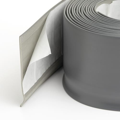 Buy cheap 100mm Width Extrusion Process Rubber Baseboard Roll Vinyl Cove Base with Process from wholesalers