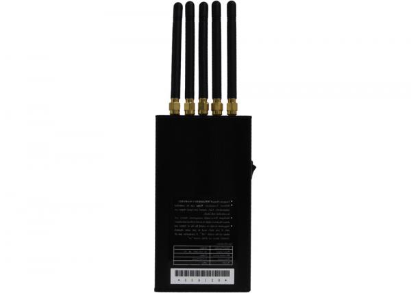Buy cheap 4W 5 Antenna Portable Cell Phone Jammer WIFI / GSM / 3G With Dip Switches from wholesalers