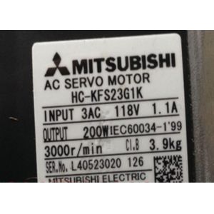 Buy cheap Mitsubishi 200W Industrial AC Servo Motor HC-KFS23G1K with Gear K9020C or K9012C NEW from wholesalers