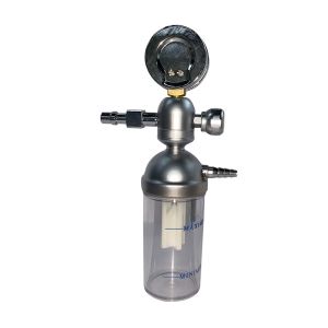 Stainless Steel Hospital Oxygen Flow Meter With Humidifier Multiple Assembly