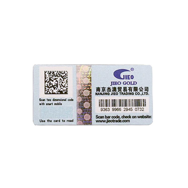 Buy cheap Removable Tear Off Custom Adhesive Sticker QR Code Debossing CE product