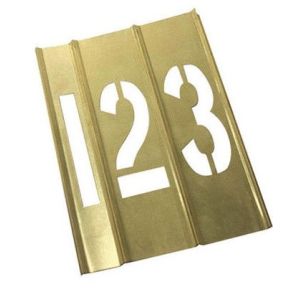 Buy cheap Brass Adjustable Interlocking Alphabet Stencils Waterproof Scratch Resistant from wholesalers