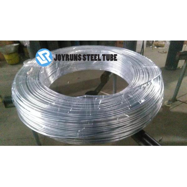 Quality 3.16*0.5mm Double Wall Brazing Steel Tubing , SPCC Thin Wall Galvanized Tubing For Compressor for sale