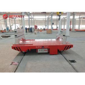 10t Electric Powered Rail Cart For Pipe Packages Handling