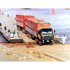 Buy cheap Width 5m Deck Steel Truss Bridge Floating Water Bridge from wholesalers