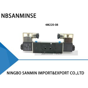 Buy cheap NBSANMINSE 4M Manifold Type Pneumatic Solenoid Valve Single / Double Coil Pneumatic Valve from wholesalers