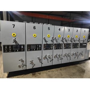 Buy cheap 1000 KG Weight Corrugated Flexo Printing Machine with Slotter and Long Service Life from wholesalers