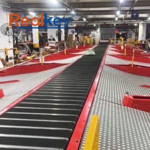 Narrow Belt Type Package Sorting Machine For Fragile Items Customized Solutions