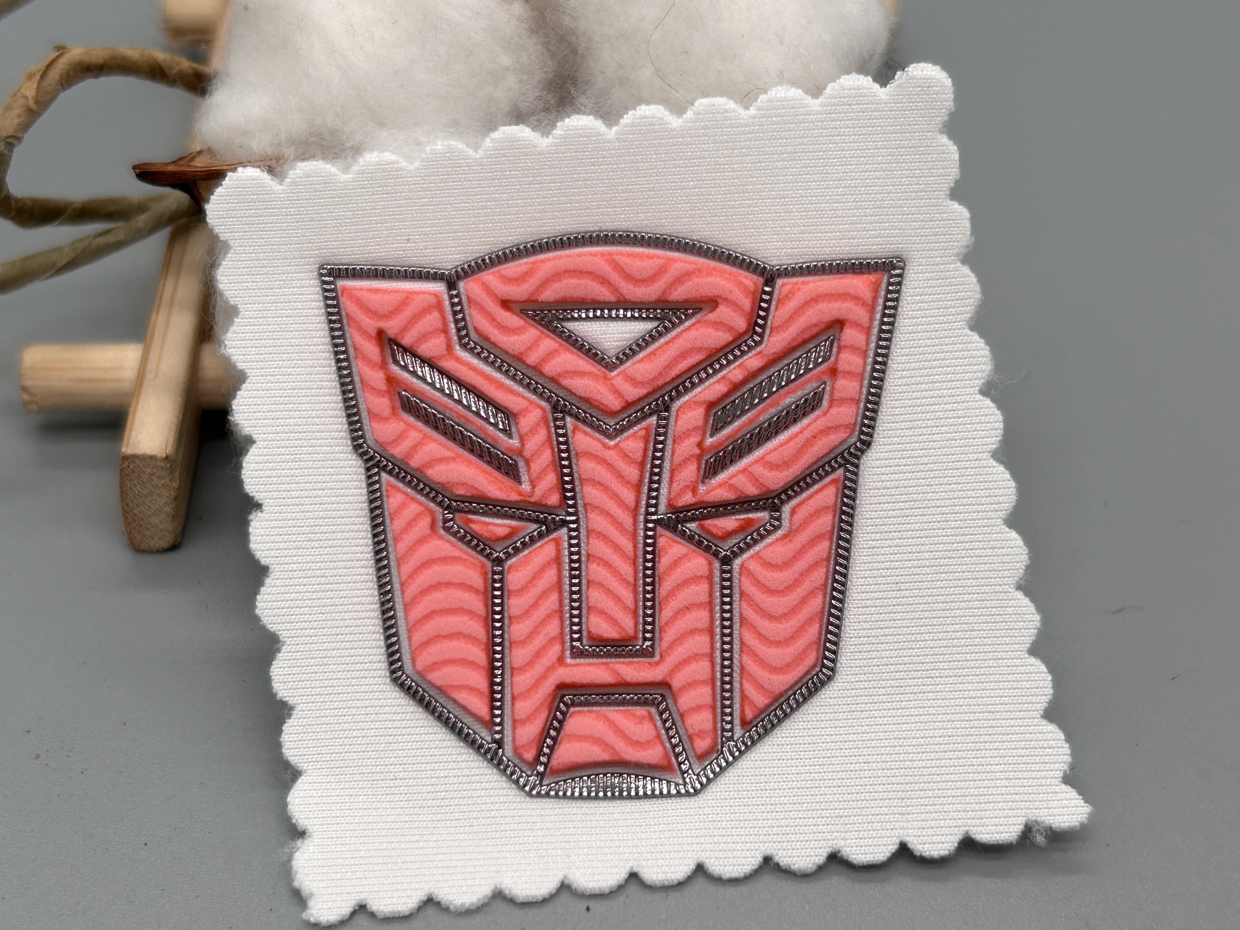 Buy cheap Personalized Embossed Cloth Patches Uniform Custom Shape Design from wholesalers