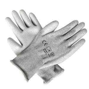 Buy cheap Dust Free PU Coated ESD Palm Fit Anti Static Gloves from wholesalers