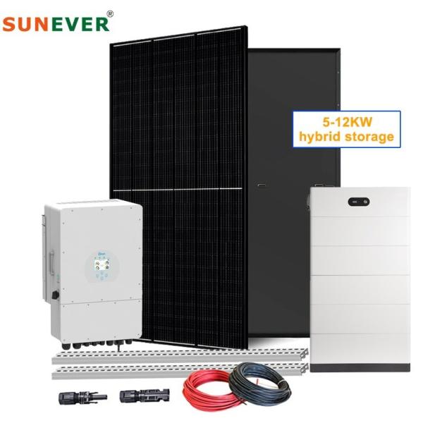 50hz Output Frequency Solar Home Power System Complete Kit for House 5kw 8kw