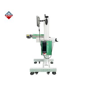 Buy cheap Sandblasting anodized all aluminum structure CO2 flying laser marking machine from wholesalers