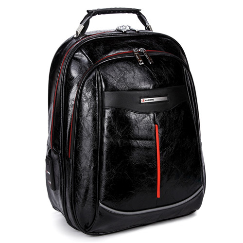 Buy cheap Durable Lightweight Leather Business Backpack Zipper Closure Anti - Fouling from wholesalers