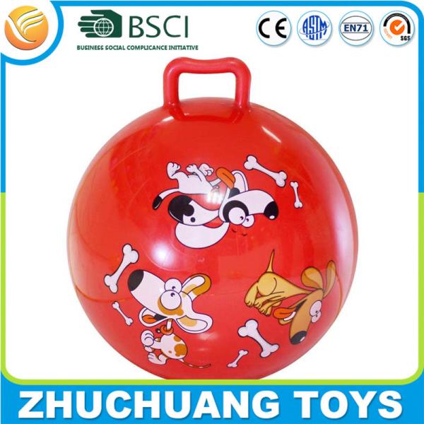 Quality wholesale pvc inflatable bouncing toy skippy ball hopper for sale