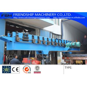 Buy cheap 2.5mm Galvanized Steel Coil Rack Roll Forming Equipment With Chain Driven from wholesalers