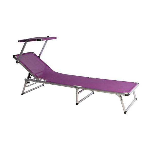 Quality Customized Beach Foldable Sun Lounger With Aluminum Tube Material for sale