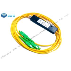 Buy cheap 1x2 SC APC Optical Coupler Splitter 2.0mm 1m ABS 20/80 G657A from wholesalers