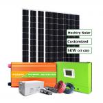 Buy cheap 5kw 	Solar Energy System Monocrystalline Silicon Solar Panel For Home Roof Mounting from wholesalers