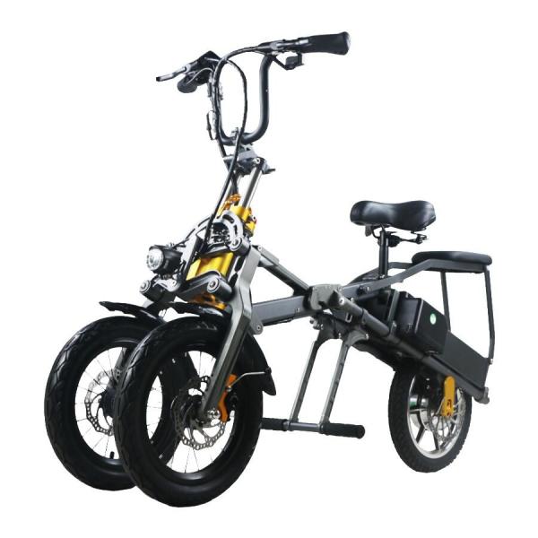 Quality 14*1.75 Electric Scooter Three Wheeler 35km Per Power 500w Power for sale