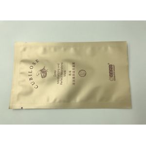 Buy cheap Facial Mask / Cosmetics Aluminum Foil Packaging Bags Excellent Barrier Three Side Seal from wholesalers