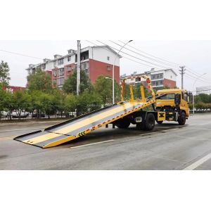 China Factory Customized DFAC DongFeng Flat Bed Body Tow Wrecker Body Heavy Duty