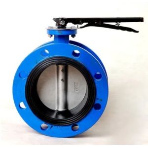 Buy cheap Medium Temperature Double Flange Metal Seated Butterfly Valve from wholesalers