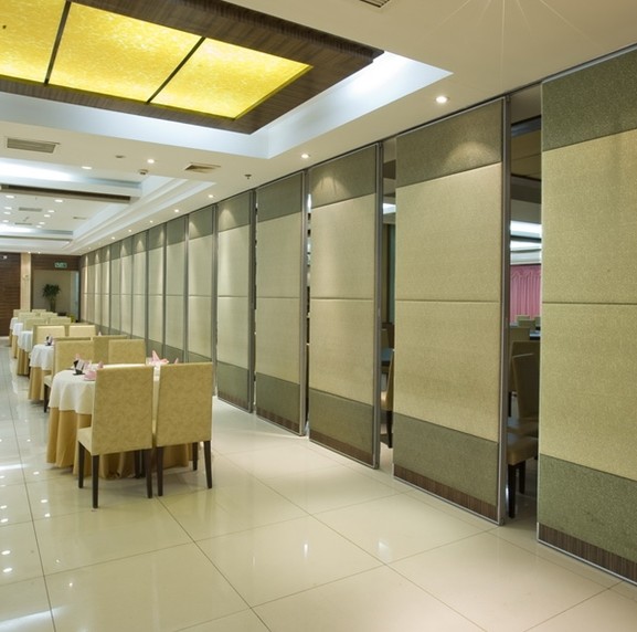 Quality Foldable Removable Soundproof Partition Wall 65mm Thickness PU Leather Surface for sale
