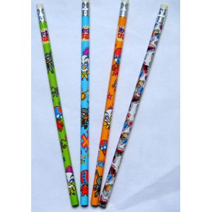 Buy cheap 7" Black Wooden HB Pencil With Eraser Graphite Pencil from wholesalers