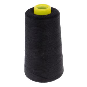 3000 Yards Polyester Durable Black Garment 40s/2 Sewing Threads