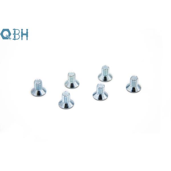 Quality DIN 965 Cross Recessed Countersunk Flat Head Screws Zinc Plating for sale