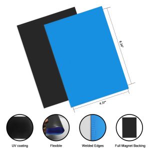 Blue Color Strong Retangler Custom Magnetic Frames Magnets Sleeve For Picture