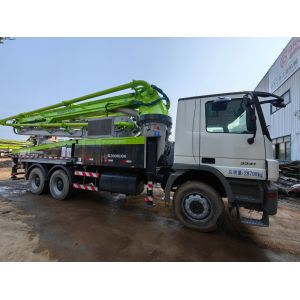 Buy cheap 13750*2500*4000 Semi-Dry Shotcrete Zoomlion 38m Concrete Placing Boom for Benz Truck from wholesalers