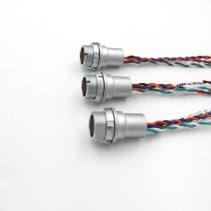 Waterproof Push Pull Circular Connector 1K Series 8 Pin Socket EMC Shielding