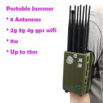 Buy cheap 8000mAH 8 Antennas Handheld GPS Signal Jammer 2G 3G 4G Signal Jammer from wholesalers
