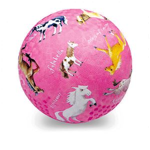 Rubber Playground Inflatable Toy Ball 8.5" Outdoor With Air Pump