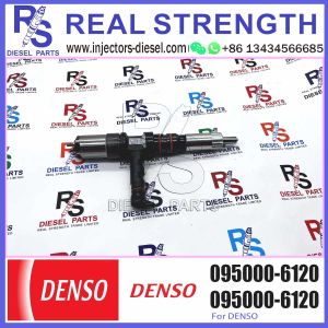 Diesel Common Rail Fuel Injector 095000-6120 For Komatsu PC600 Excavator 6261-11