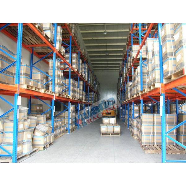Quality 2500kg Q235B Double Deep Selective Racking For Warehouse for sale