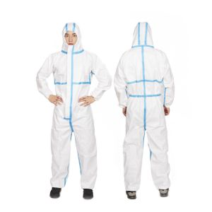 China Ce Approved Disposable Protective Suit Non Woven Isolation Coverall Surgical on sale