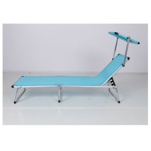 Buy cheap Customized Beach Foldable Sun Lounger With Aluminum Tube Material from wholesalers