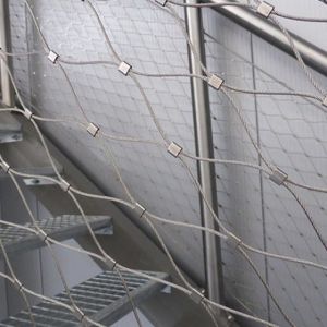 Buy cheap 304/316 Sliver Stainless Steel Fence Mesh Easy Maintenance for Stair protection from wholesalers