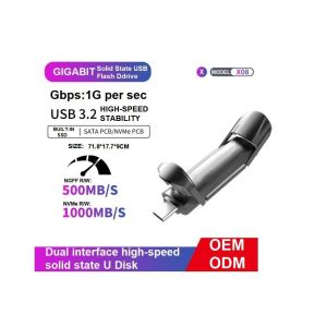 Buy cheap                    OEM Portable Type-C Solid State Disks Sk USB 3.2 Flash Drive Provides a Read Speed of up to 550MB/S and a Write Speed of 1000MB/S 128GB SATA and Nvme              from wholesalers