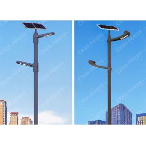 Buy cheap Outdoor 80w CREE LED Smart Solar Street Light 10800lm Flux Smooth Surface 12.8V from wholesalers