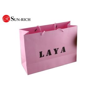 Buy cheap Customized Pink Printed paper bag for gift , garments from wholesalers