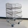 Buy cheap Stackable Chrome Wire Basket Display Rack With KD Structure from wholesalers