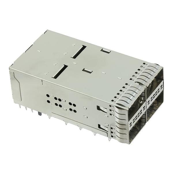 ZQSFP+ RCP Cage 2X2 152P RA Optical Fiber Transceiver 2227670-1